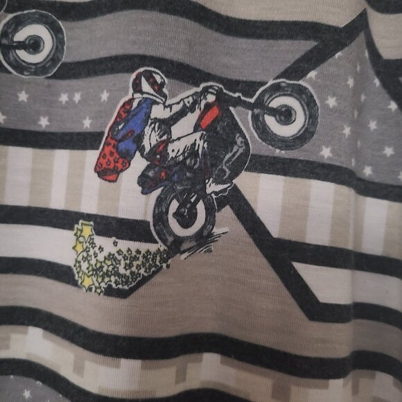 Lularoe HTF Maria Maxi Dress Motorcycle with stars - Picture 2 of 4